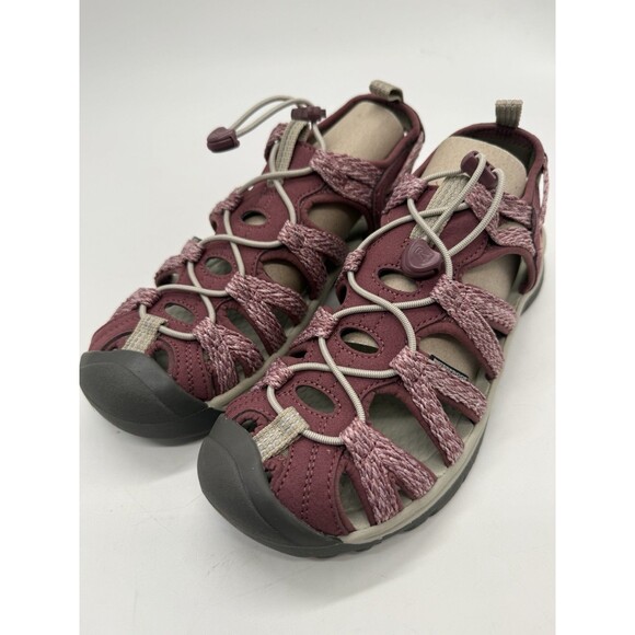 KEEN Women's Whisper Closed Toe Hiking Sandals Rose Brown Peach Pink Size 9 - Picture 2 of 12
